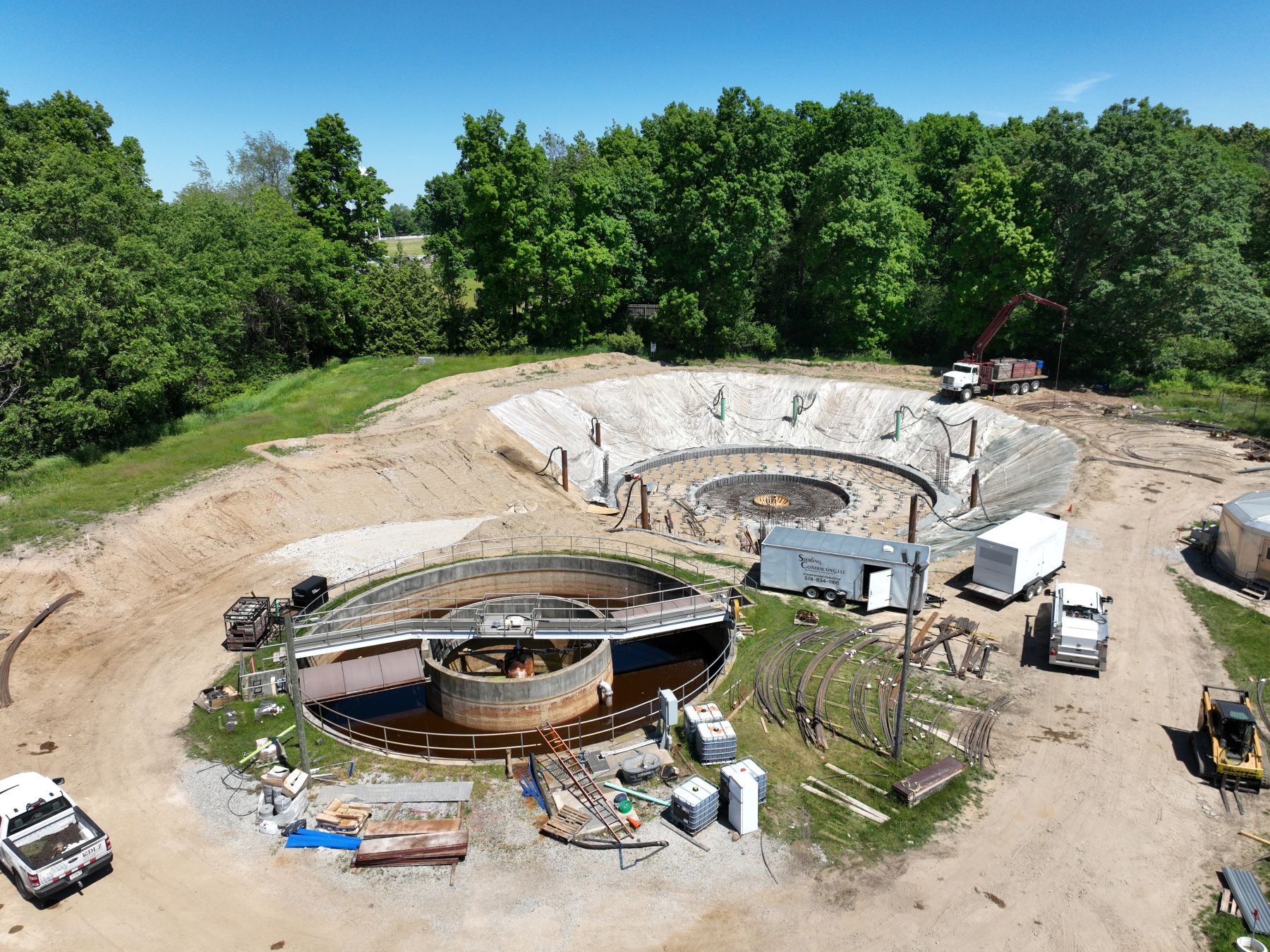 Shipshewana Wastewater Treatment Plant (In Progress) in Shipshewana, IN - Industrial | Manufacturing project by R. Yoder Construction